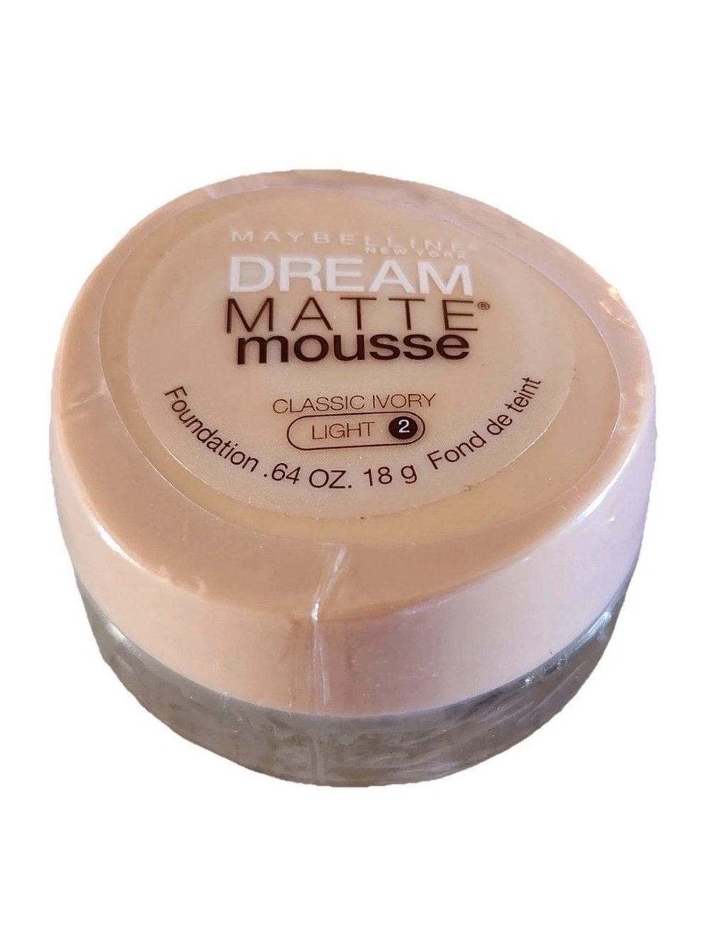 Maybelline Dream Matte Mousse Foundation - Classic Ivory (Light 2)